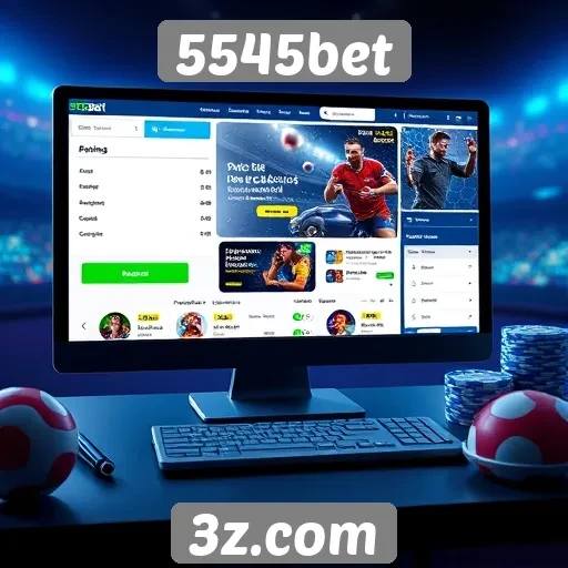 Explorando funcionalidades do site 5545bet