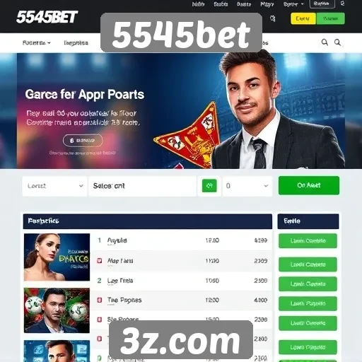 Análise da experiência do usuário no site 5545bet